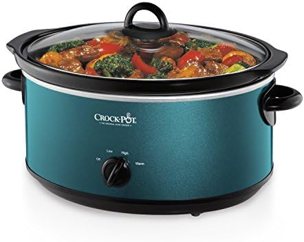 Triple-Insulated Crock-Pot 7 Quart Manual Slow Cooker – Turquoise S25U - Large Capacity Electric Stew Pot & Slow Cooker Detail