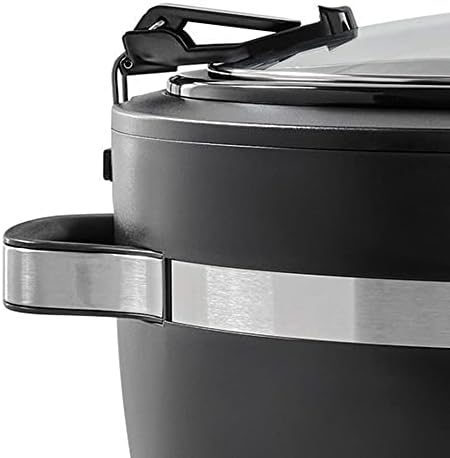 Digital Control Crock-Pot Thermoshield 6 Quart Slow Cooker with Carry Handles S12S - Large Capacity Electric Stew Pot & Slow Cooker Detail