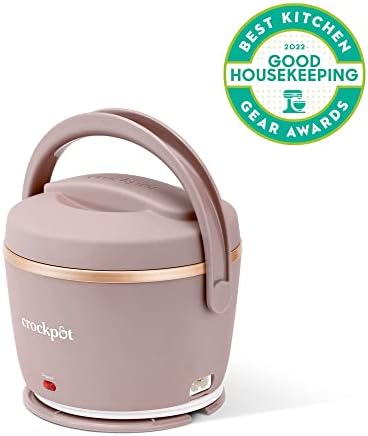 Mini Personal Crock-Pot Electric Lunch Box Food Warmer 20oz – Blush Pink S18G - Portable Electric Lunch Box Food Warmer Detail