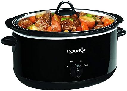 Triple-Insulated Crock-Pot 8 Quart Manual Slow Cooker – Black S10Q - Stainless Steel Slow Cooker with Locking Lid Detail