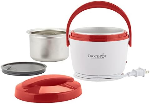 Self-Heating Crock-Pot Portable Lunch Food Warmer – Red S04M - Leak-Proof Heated Bento Box Lunch Warmer Detail
