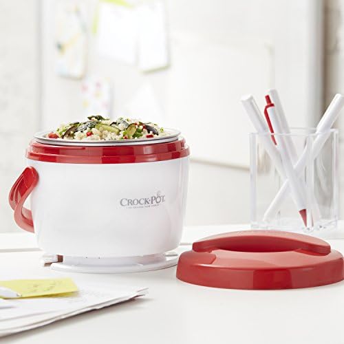 Self-Heating Crock-Pot Portable Lunch Food Warmer – Red S04M - Leak-Proof Heated Bento Box Lunch Warmer Detail