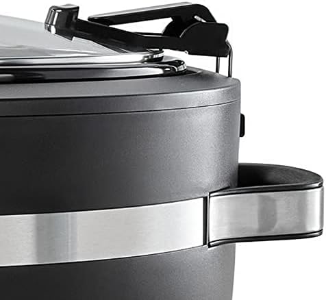 Digital Control Crock-Pot Thermoshield 6 Quart Slow Cooker with Carry Handles S12S - Large Capacity Electric Stew Pot & Slow Cooker Detail