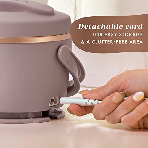 Mini Personal Crock-Pot Electric Lunch Box Food Warmer 20oz – Blush Pink S18G - Portable Electric Lunch Box Food Warmer Detail