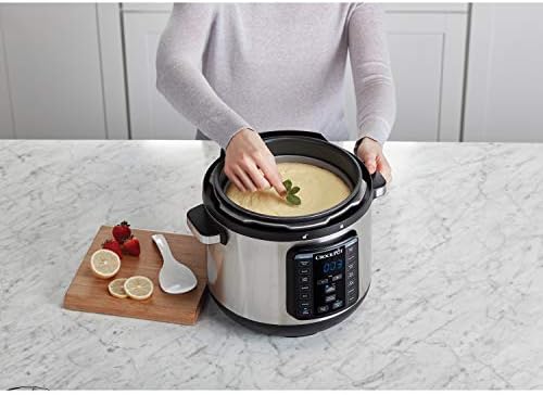 Smart Digital Crock-Pot 8 Quart Express Crock Multi-Use Pressure Cooker S05K - Heavy-Duty Stainless Steel Speed-Cooking Pot Detail