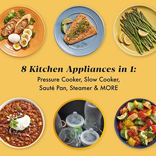 Smart Digital Crock-Pot 8 Quart Express Crock Multi-Use Pressure Cooker S05K - Heavy-Duty Stainless Steel Speed-Cooking Pot Detail
