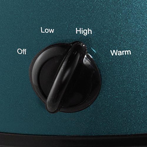 Triple-Insulated Crock-Pot 7 Quart Manual Slow Cooker – Turquoise S25U - Large Capacity Electric Stew Pot & Slow Cooker Detail