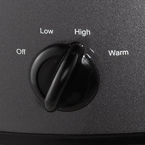 Triple-Insulated Crock-Pot 7 Quart Slow Cooker – Charcoal S09Q - Programmable Slow Cooker with Oval Ceramic Pot Detail