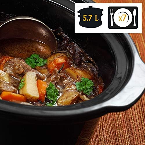 Large Capacity Crock-Pot Cook & Carry 6 Quart Portable Slow Cooker S07N - Digital Crock Pot Slow Cooker for Family Meals Detail